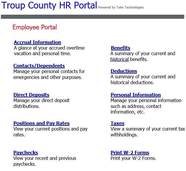 TC Portal List Screenshot